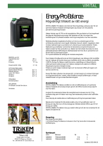 Energy Pro Balance