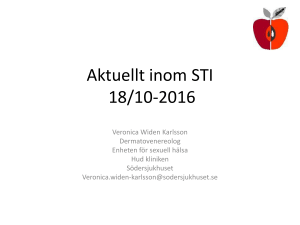 HSV infektion Antal skov/år