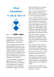 Eksjö Schackklubb 100 år 2013