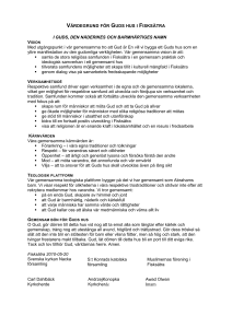 dokumentation värdegrundsdialog - guds hus i