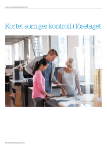 Kortet som ger kontroll i företaget