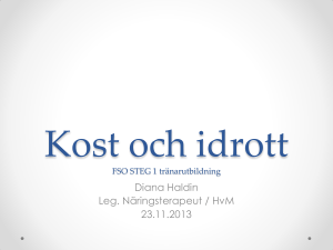 Kost och idrott