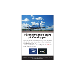 Få en flygande start på Vasaloppet!