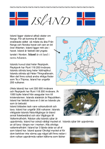 Fakta om Island