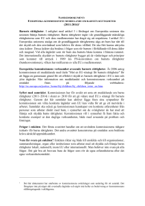 Europeiska kommissionens meddelande om barnets