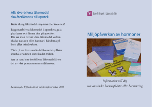 Miljöpåverkan av hormoner