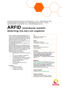 ARFID (Undvikande restriktiv ätstörning) hos barn