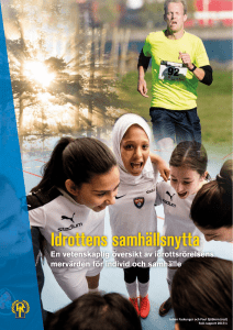 Idrottens samhällsnytta
