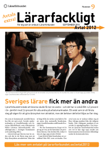Sveriges lärare fick mer än andra