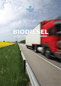 biodiesel - Svensk Raps
