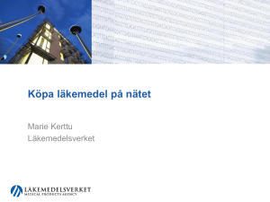 Köpa läkemedel på nätet