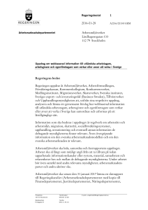 Uppdrag om webbaserad information till utländska