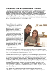 Handledning inom verksamhetsförlagd utbildning