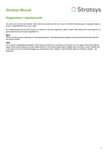 Stratsys Manual
