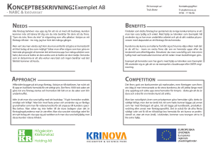 1. NABC Exemplet AB