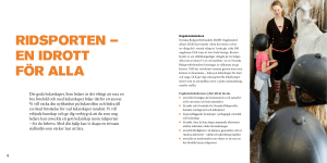 RIDSPORTEN – EN IDROTT FÖR ALLA