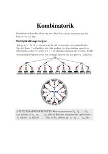 Kombinatorik - Uppsala universitet