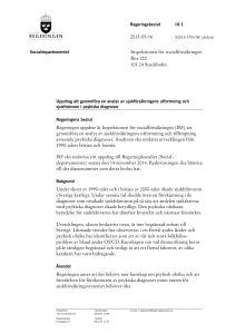att genomföra en analys av sjukförsäkringens