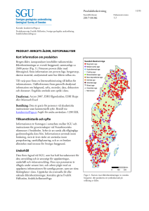 produktbeskrivning bergets ålder