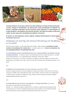 pdf Småskalig och med låg risk förenad tillverkning och försäljning