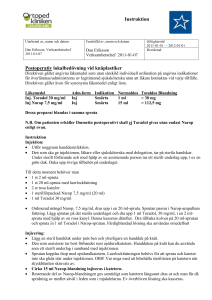 Utarbetad av, namn och datum Dan Eriksson, Verksamhetschef