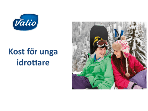 Kost för unga idrottare