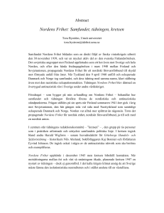 Nordens Frihet: Samfundet, tidningen, kretsen