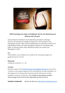 Vin och Matmässa på Galaxen 18