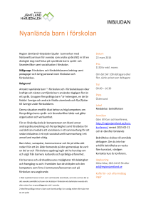 Inbjudan Nyanla_nda barn i fo_rskolan va_ren 2016