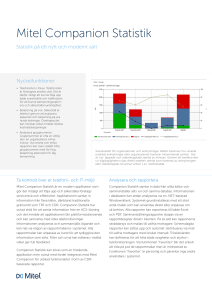 Mitel Companion Statistik