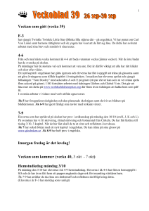 Veckoblad 36 5sep