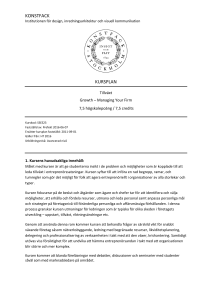 KONSTFACK KURSPLAN