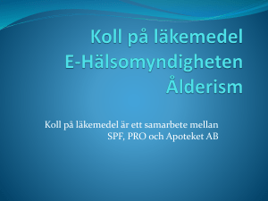 Koll på läkemedel