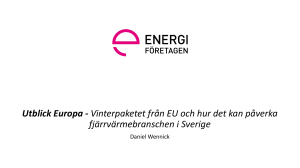 Utblick Europa - Energiföretagen Sverige