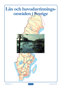 Län och huvudavrinningsområden i Sverige