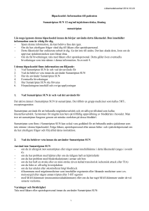 Sumatriptan SUN solution for injection PL