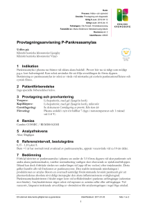 Provtagningsanvisning P