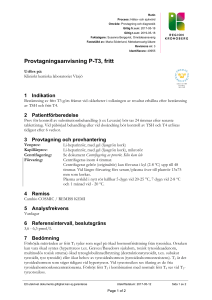 Provtagningsanvisning P