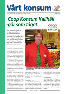 Coop Konsum Kallhäll går som tåget