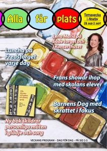 Program för Alla får plats 2016