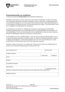 Överenskommelse om ersättning