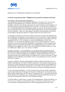 Förslag till beslut i Kommunfullmäktige