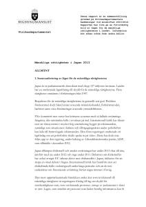 Japan, MR-rapport 2013 - Regeringens webbplats om