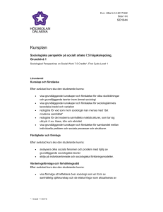 Kursplan