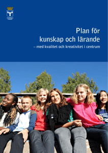 Plan för kunskap och lärande