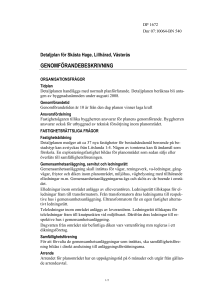 genomförandebeskrivning