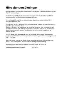 Hörselundersökningar