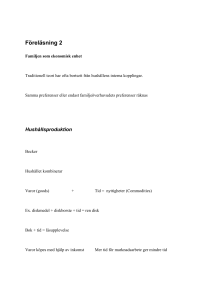 Föreläsning 2