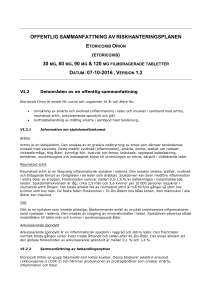 offentlig sammanfattning av riskhanteringsplanen 30 mg, 60 mg, 90