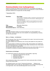 Paradigmskiftet * En tid av förändring